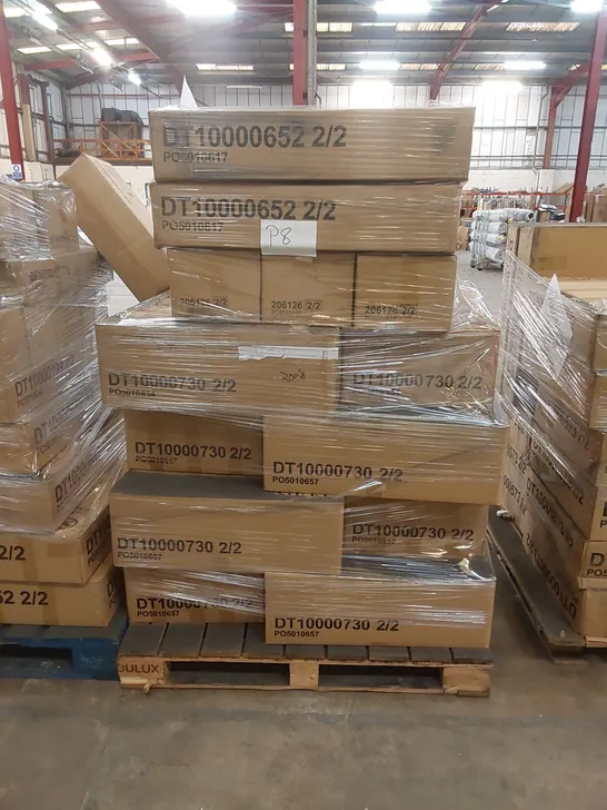 PALLET OF ASSORTED BOXED INCOMPLETE FURNITURE PARTS