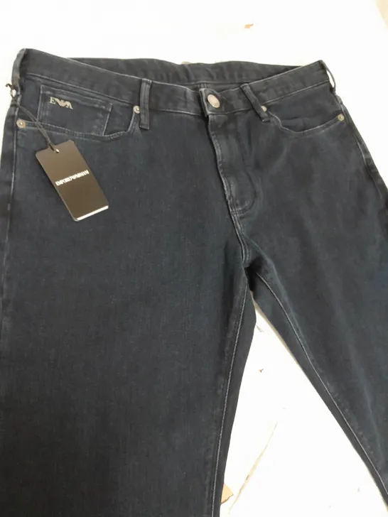 EMPORIO J06 SLIM FIT BLUE DENIM JEANS 34W