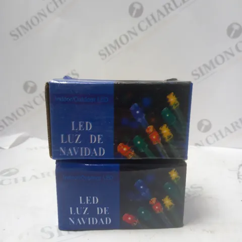 BOX OF APPROXIMATELY 60 LED CHRISTMAS LIGHT 