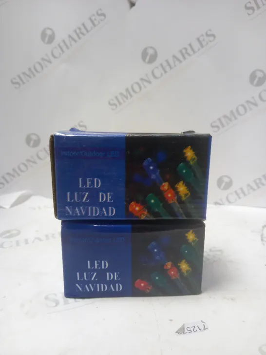 BOX OF APPROXIMATELY 60 LED CHRISTMAS LIGHT 