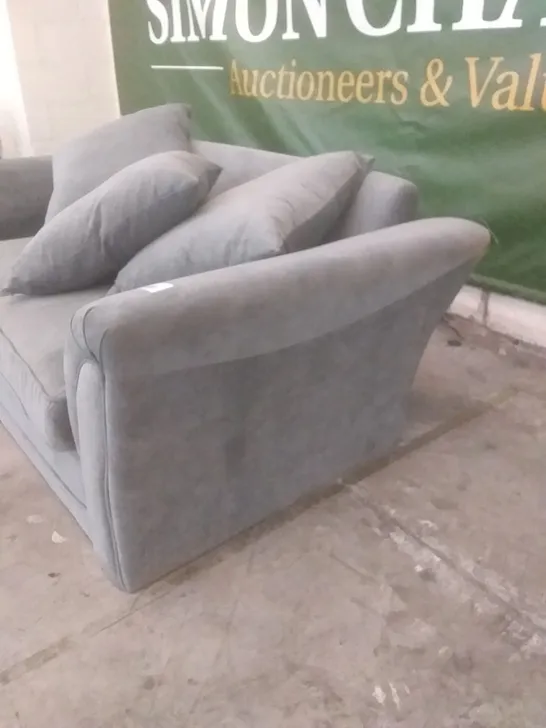 DESIGNER PHOENIX 2 SEATER SOFA IN GREY 