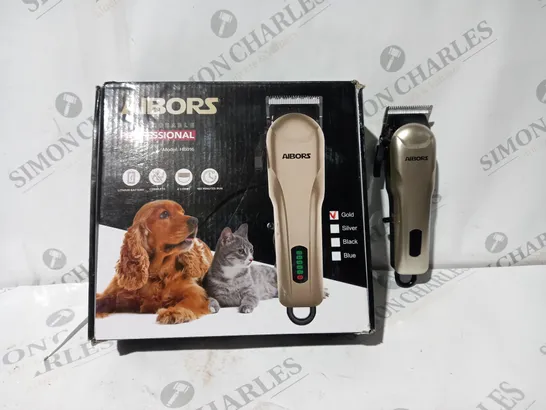 BOXED AIBORS RECHARGEABLE PROFESSIONAL CLIPPERS FOR PETS