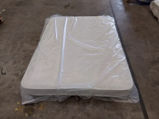 QUALITY BAGGED 4'6" OPEN COIL SPRING MEMORY MATTRESS 