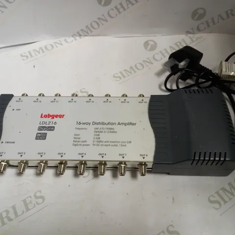 UNBOXED LABGEAR 16-WAY DISTRIBUTION AMPLIFIER - LDL216