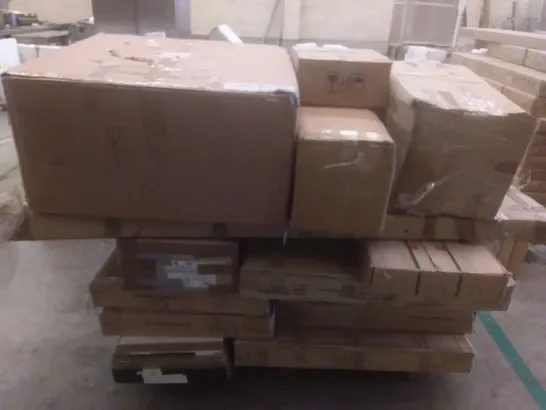 PALLET OF ASSORTED SPARE FURNITURE PARTS