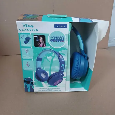 DISNEY STITCH 3D RECHARGEABLE HEADPHONES WITH LIGHTS