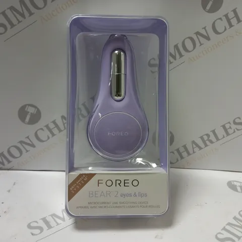 FOREO BEAR 2 EYES & LIPS MICROCURRENT LINE SMOOTHING DEVICE 