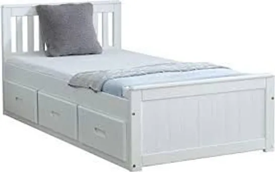 BOXED MISSION BED 3'0 WHITE PARTS (1 BOX OF 2)