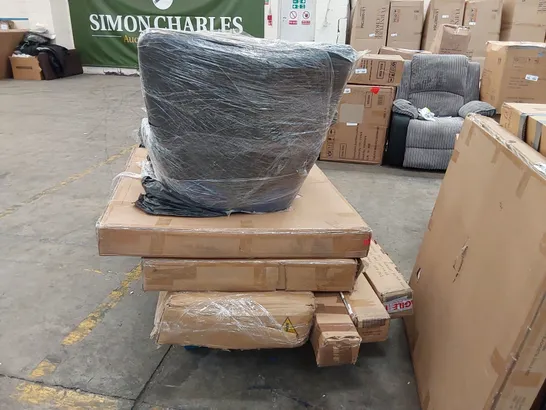 PALLET OF ASSORTED FURNITURE PARTS 