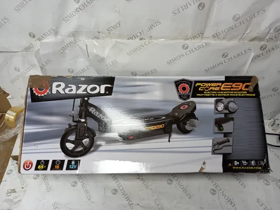 RAZOR POWERCORE E90 SCOOTER BLACK - COLLECTION ONLY - BOXED RRP £199.99