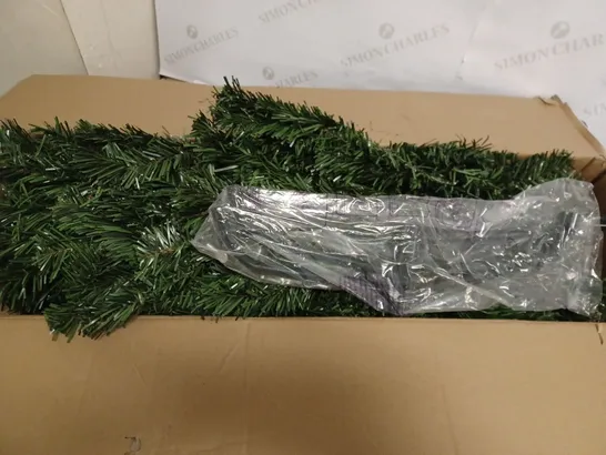 SHATCHI ALASKAN PINE BLACK/GREEN/WHITE CHRISTMAS BUSHY LOOKING ARTIFICIAL TREE