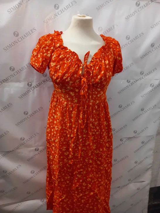 NOBODYS CHILD GENEVIEVE MIDI DRESS SIZE 8