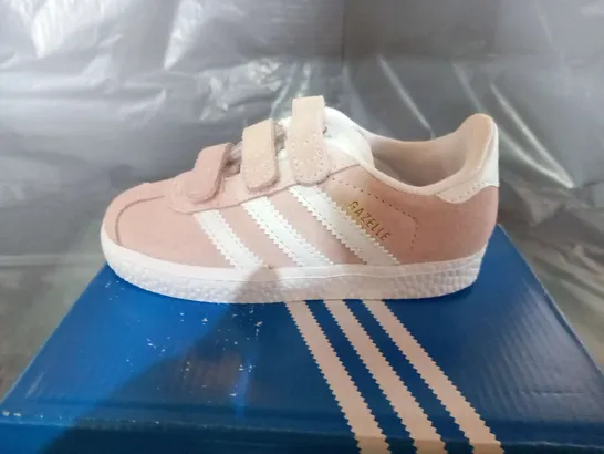 BOXED ADIDAS GAZELLE CF I PALE PINK SUEDE SIZE KIDS 7K