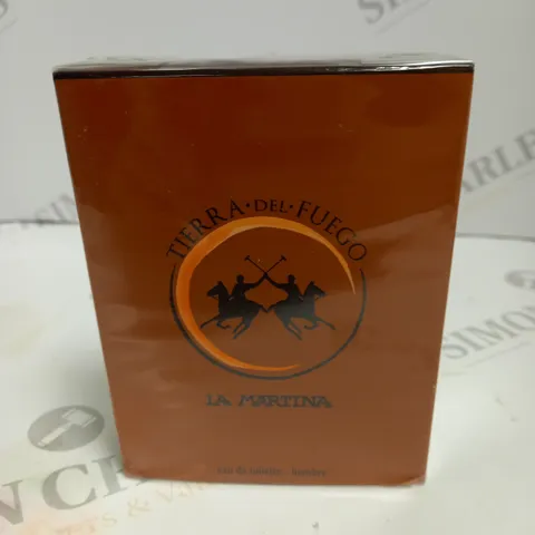 BOXED AND SEALEDTIERRA DEL FUEGO LA MARTINA EAU DE TOILETTE HOMBRE 50ML