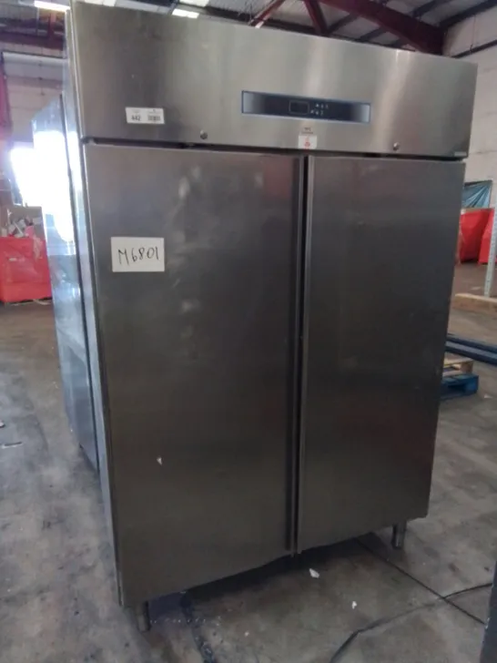 COMMERCIAL F.PLUS TN 140 STAINLESS DOUBLE DOOR REFRIGERATED UNIT 