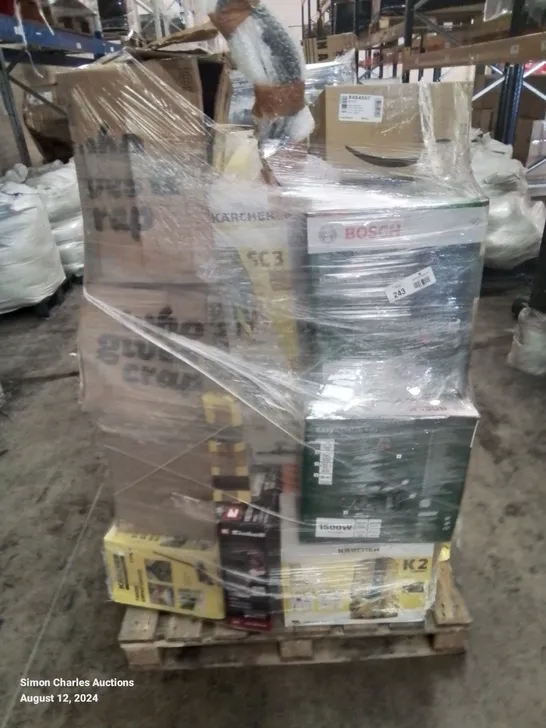 PALLET OF APPROXIMATELY 32 UNPROCESSED RAW RETURN HOUSEHOLD AND ELECTRICAL GOODS TO INCLUDE;