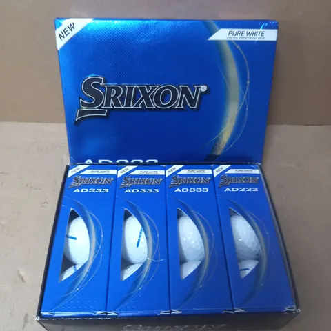 BOXED PACK OF 4 SRIXON  2024 GOLF BALLS WHITE