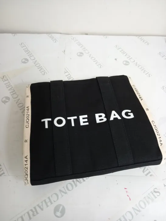 BLACK TOTE BAG 