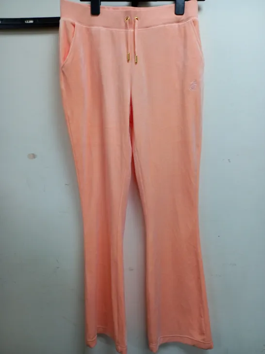 JUICY COUTURE JOGGER IN PEACH - UK LARGE