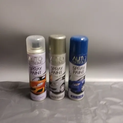 LOT OF APPROX. 20 AUTO EXTREME SPRAY PAINT VARIOUS COLOURS 
