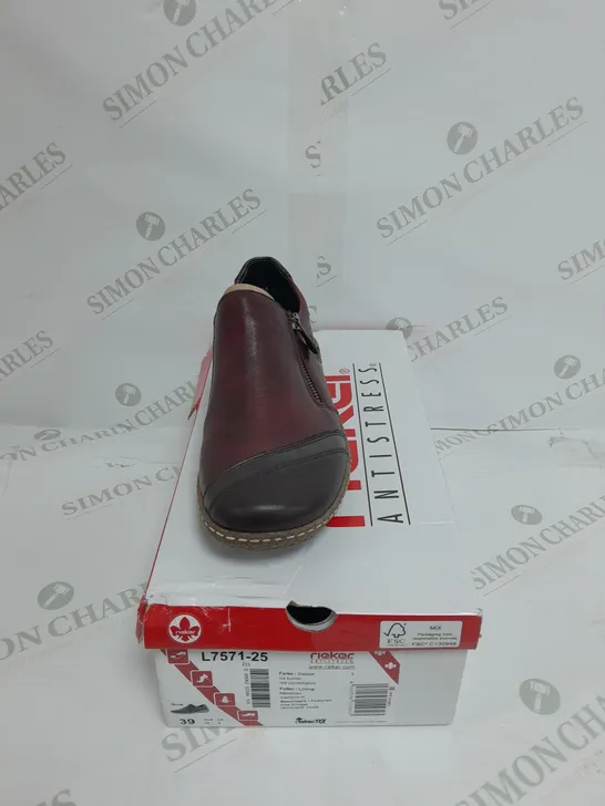 RIEKER ZIPPER SHOE SIZE 6