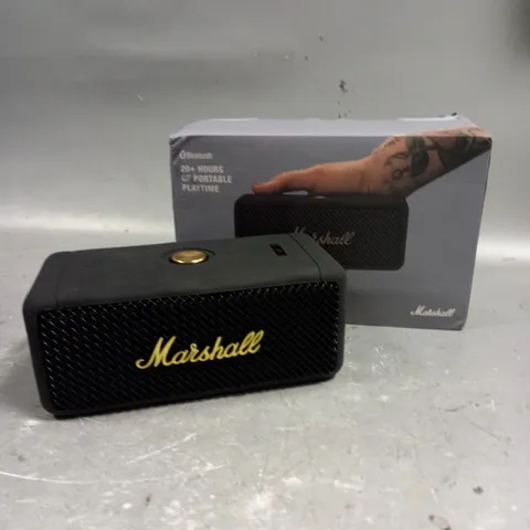 BOXED EMBERTON MARSHALL WIRELESS BLUETOOTH SPEAKER 