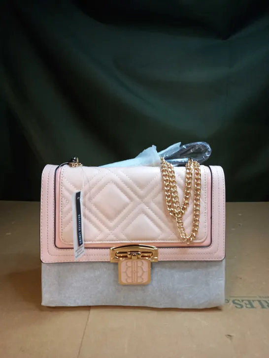 RIVER ISLAND LONDON LIGHT PINK HANDBAG 