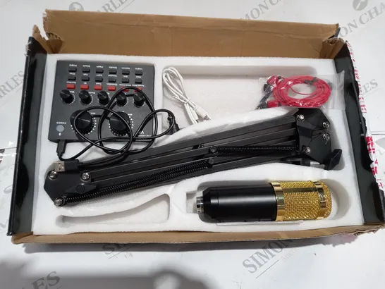 PODCAST EQUIPMENT BUNDLE, BM-800 PODCAST MICROPHONE BUNDLE