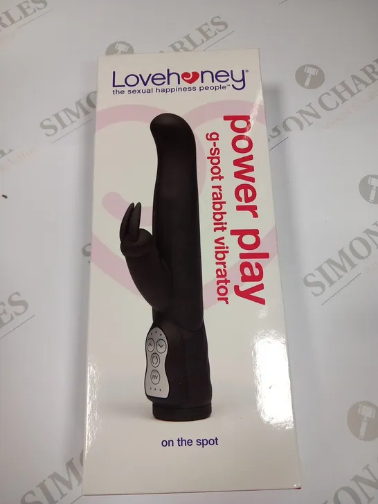 BOXED LOVE HONEY POWER PLAY G SPOT VIBRATOR ON THE SPOT