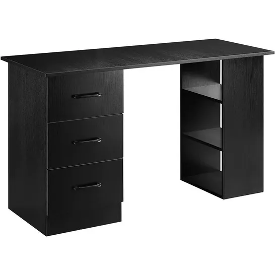 BOXED KLARA COMPUTER DESK BLACK 