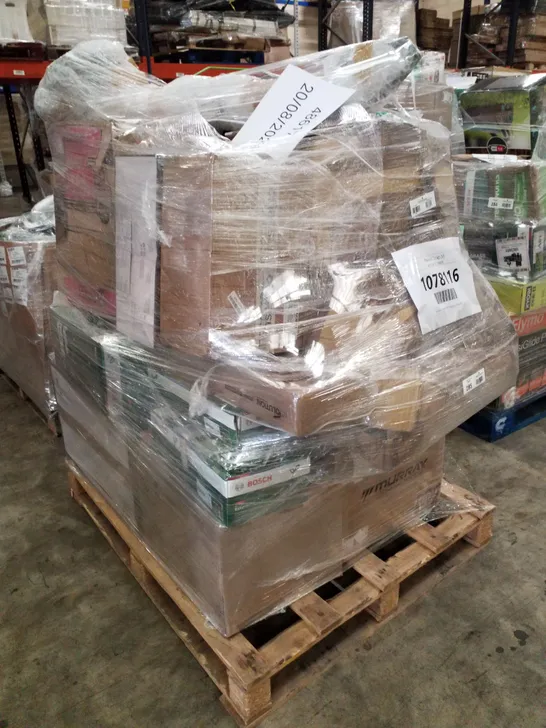 PALLET OF APPROXIMATELY 16 UNPROCESSED RAW RETURN HOUSEHOLD AND ELECTRICAL GOODS TO INCLUDE;