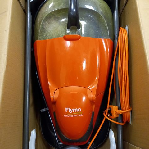 FLYMO EASIGLIDE PLUS 360V ELECTRIC HOVER COLLECT LAWNMOWER 