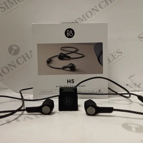 BANG & OLUFSEN BEOPLAY H5 WIRELESS BLUETOOTH EARPHONES (BLACK)