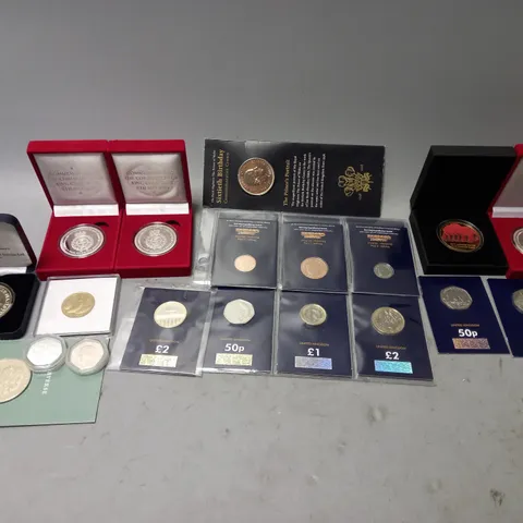 LARGE QUANTITY OF ASSORTED COLLECTABLE COINS AND MEDALS