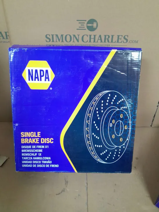 NAPA SINGLE BRAKE DISC NBD5110 / COLLECTION ONLY 