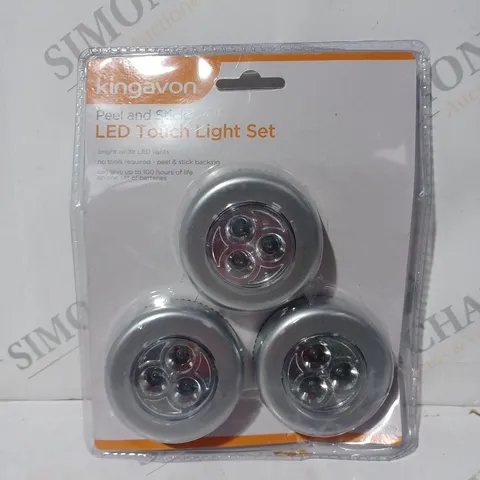 KINGAVON PEEL AND STICK LED TOUCH LIGHT SET