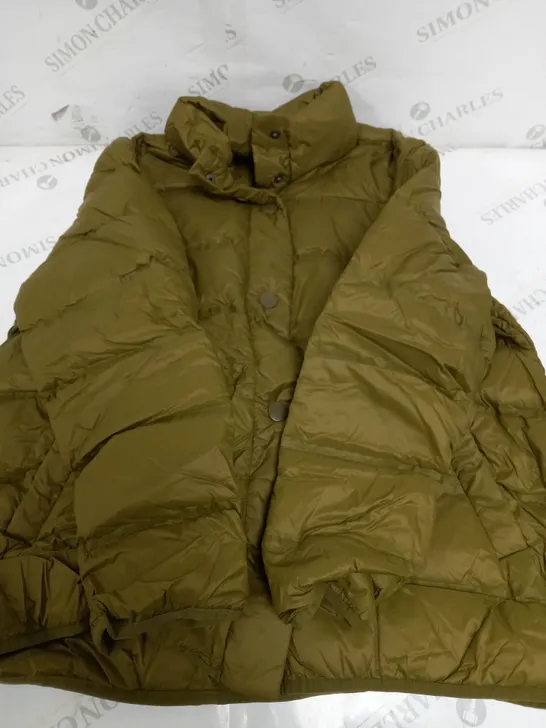 MASAI GREEN QUILTED COAT 