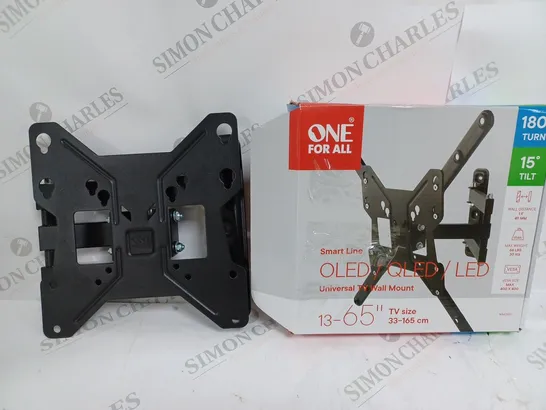 ONE FOR ALL SMART LINE UNIVERSAL WALL MOUNT FOR TVS 13 - 63 INCH