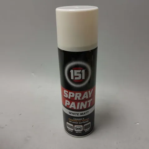 12 151 SPRAY PAINT WHITE MATT - COLLECTION ONLY