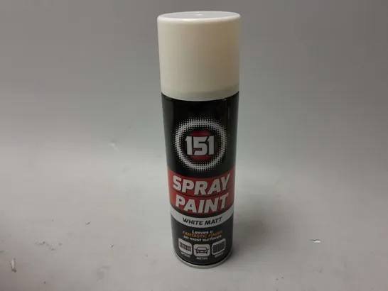 12 151 SPRAY PAINT WHITE MATT - COLLECTION ONLY