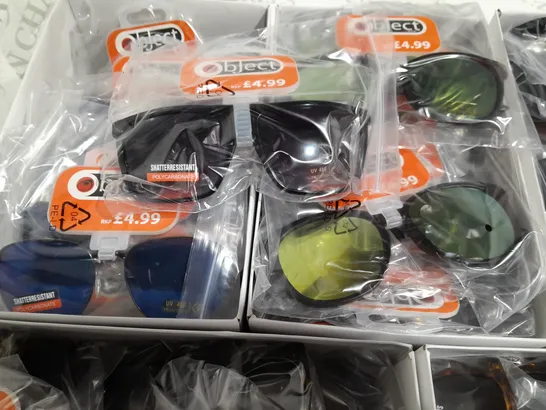 LOT OF 5 12-PACK BOXES OF ASSORTED SUNGLASSES 