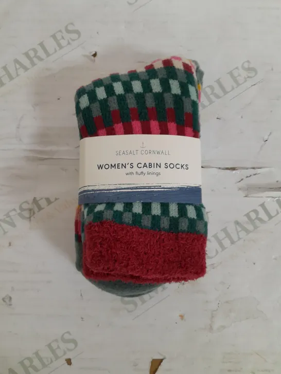 SEASALT CORNWALL WOMENS CABIN SOCKS 