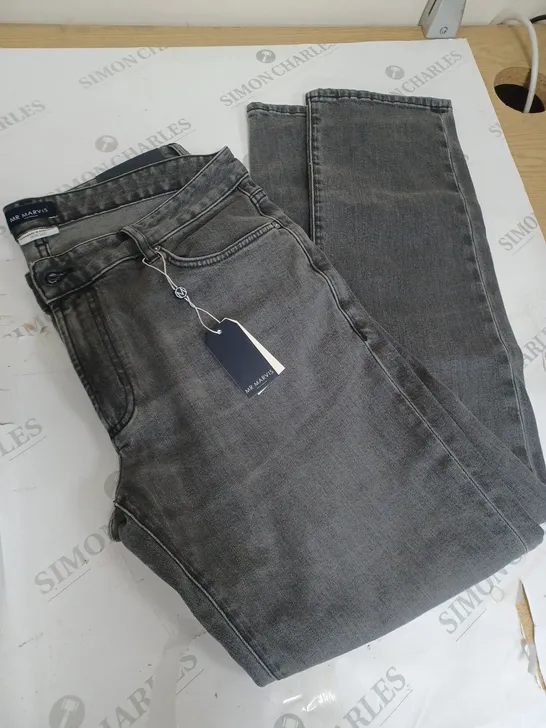 MR MARVIS DARK GREY DENIM JEANS SIZE 36X32