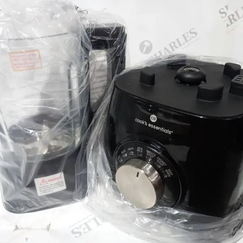 BOXED COOK'S ESSENTIALS 1.75L SOUP MAKER & BLENDER BLACK