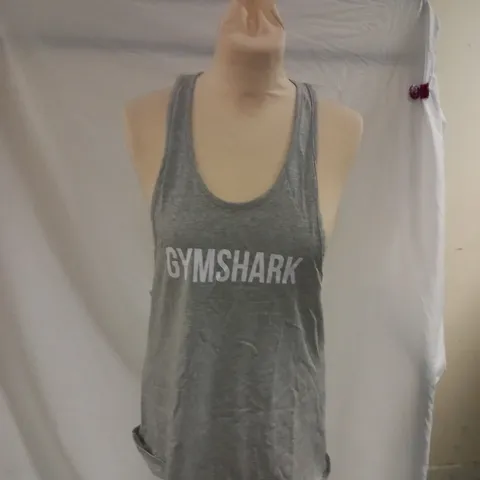 GREY GYMSHARK VEST SIZE M 