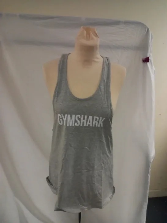 GREY GYMSHARK VEST SIZE M 