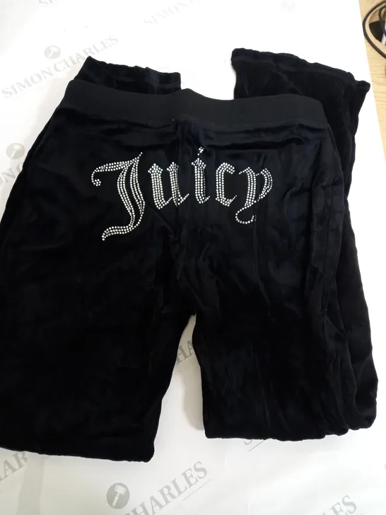 JUICY CONTURE TRACKSUIT PANTS IN BLACK - SIZE UNSPECIFIED