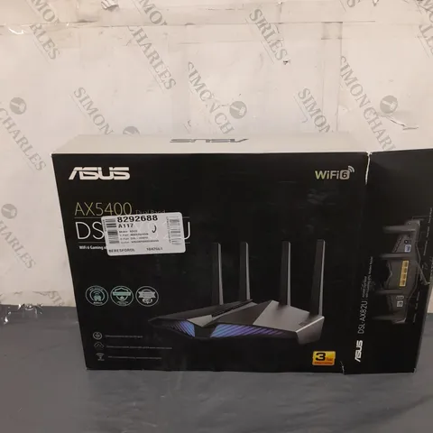 BOXED ASUS AX5400 DUAL BAND GAMING MODEM ROUTER 