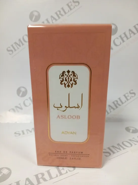 BOXED AND SEALED ASLOB ADYAN EAU DE PARFUM 100ML