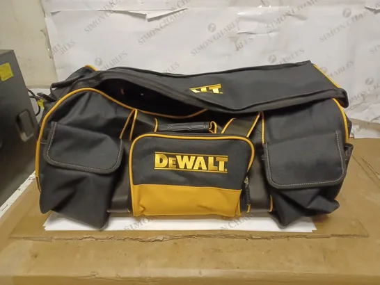 DEWALT DWST1-79210 DUFFEL TROLLEY BAG WITH WHEELS, YELLOW/BLACK